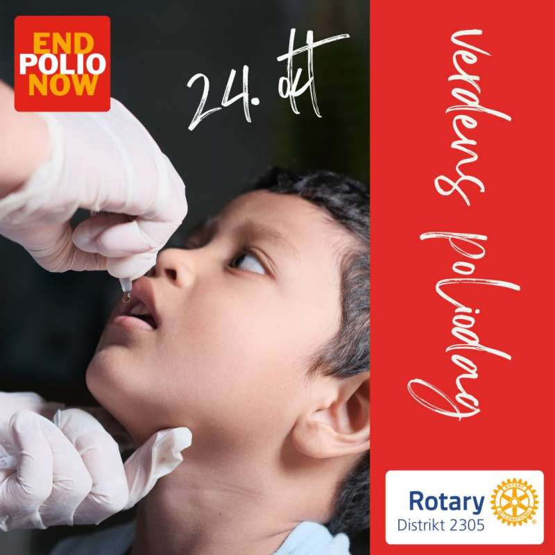 HJELP ROTARY MED Å UTRYDDE POLIO